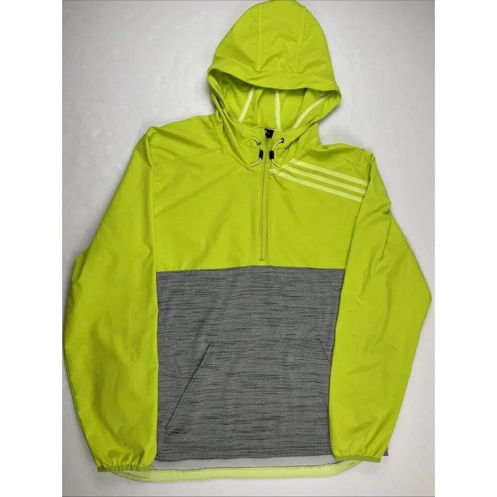 ADIDAS Climalite 1/2 Zip Hoodie Activewear Men’s XL Vapordry Running Light Poly